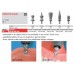 Edenta Diacrylic Diamond Bur Grinders 410.104.065HP or 420.104.065HP - 1pc - Options Available